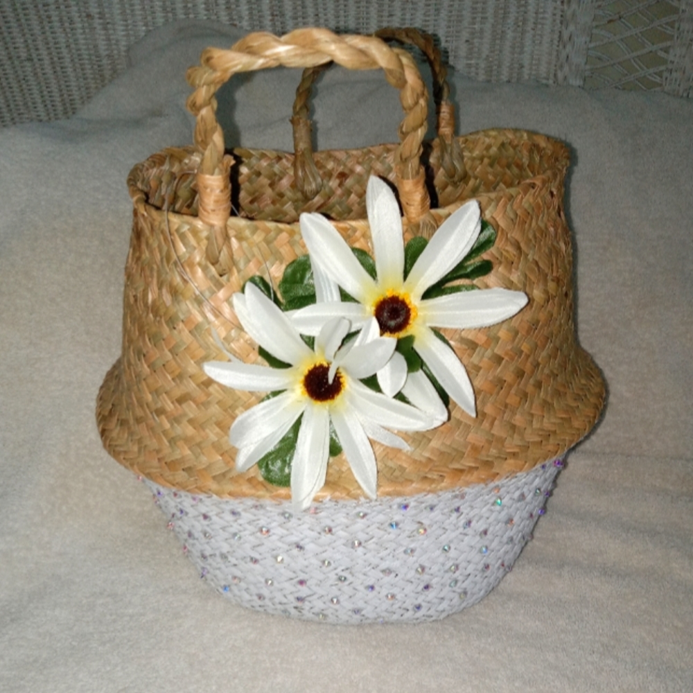 Staw tote/beach/shopping bag / purse